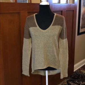 Wooden Ships high/low tunic sweater.